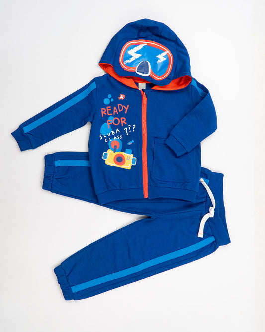 Tuta 2 pezzi con cappuccio
