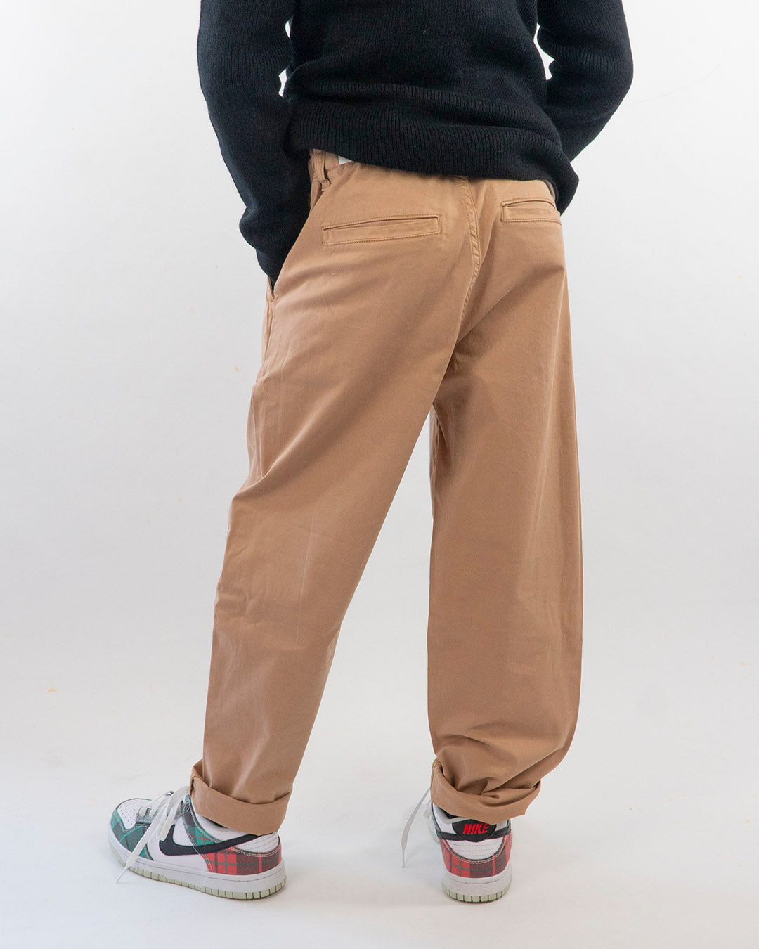 Pantaloni in cotone carrot fit I DO