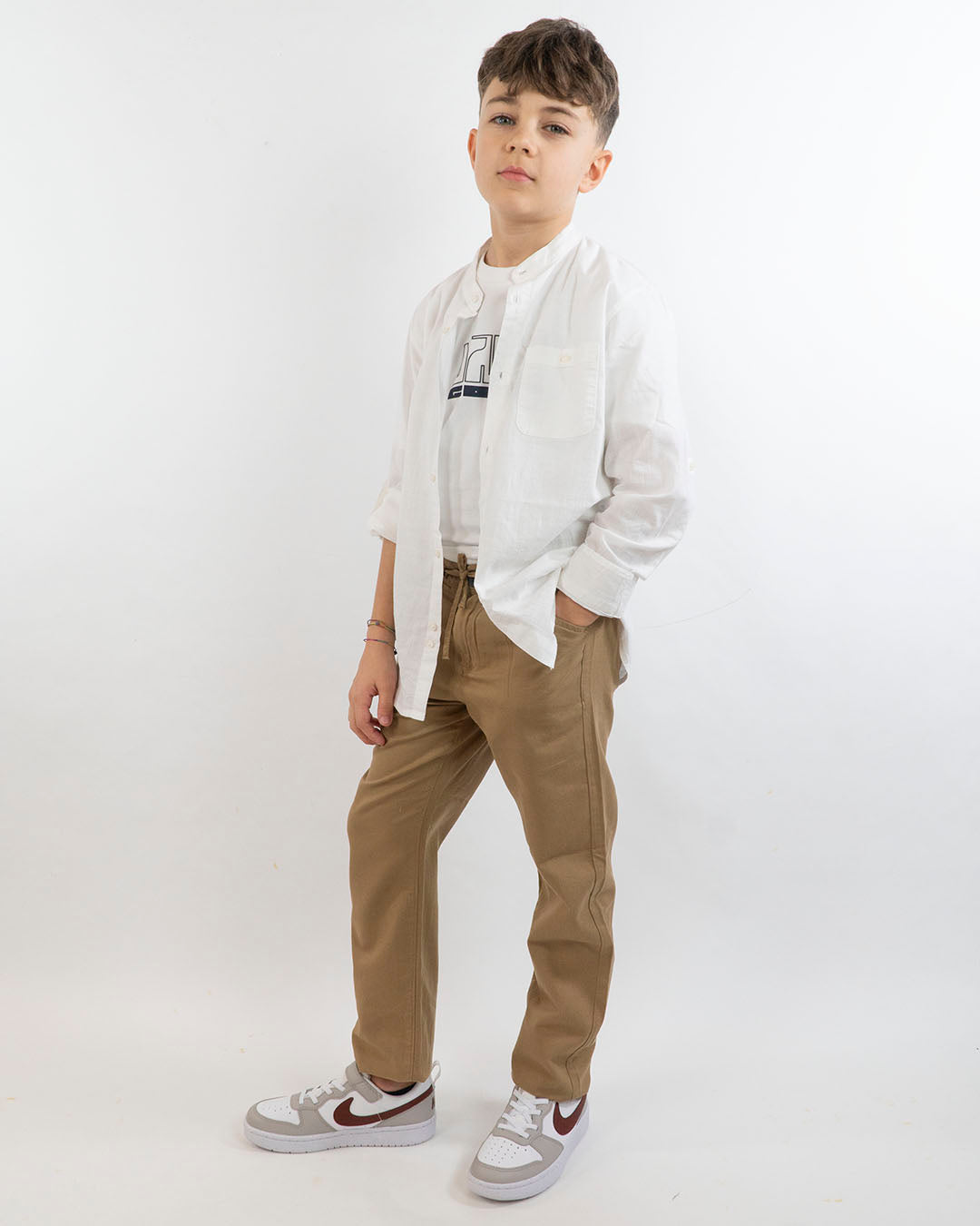 T-shirt manica corta con scritta in rilievoMAYORAL