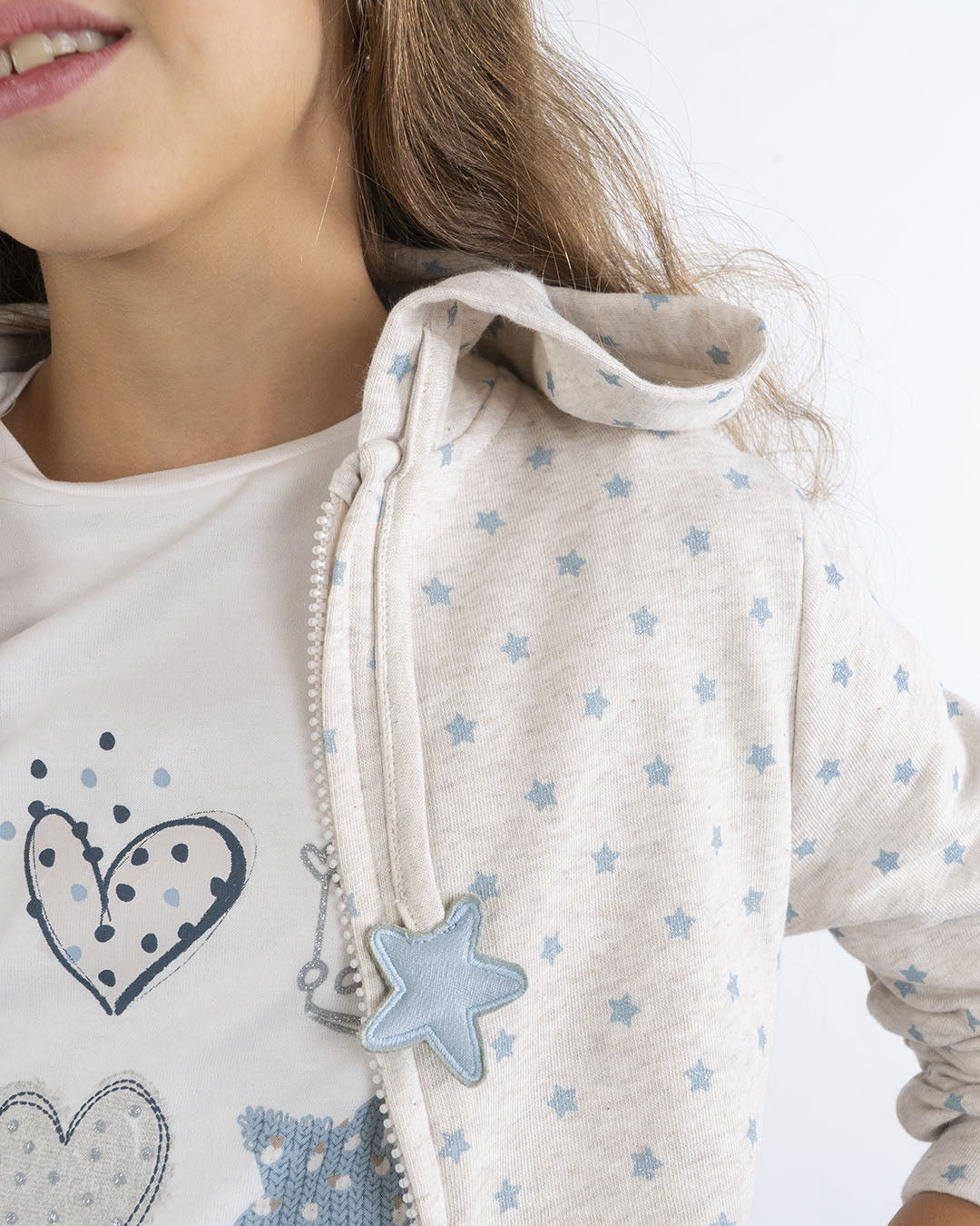 Tuta 3 pezzi con stelline glitterate MAYORAL