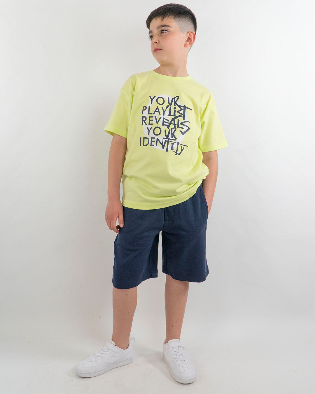 Completo 2 pezzi con t-shirt con scritte MAYORAL