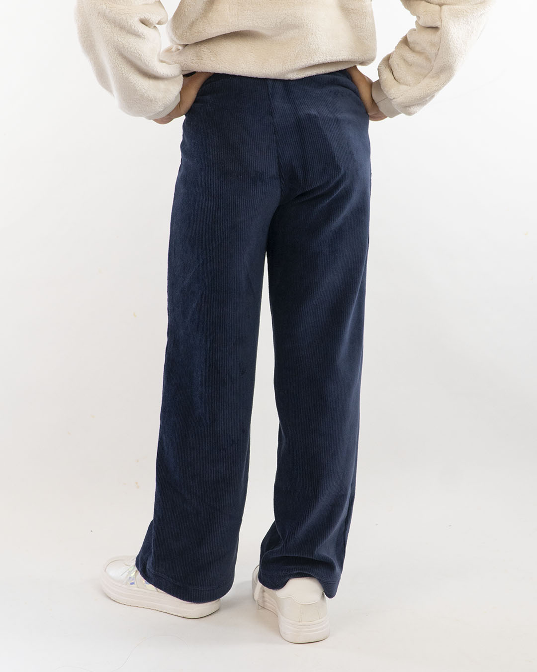 Pantaloni larghi elasticizzati in velluto MAYORAL
