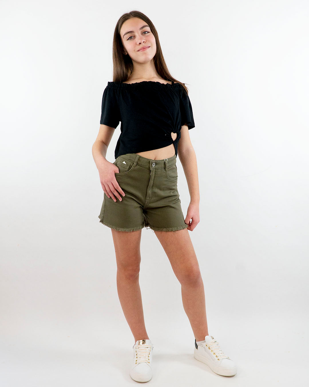 T-shirt con traforo a cuore sul fianco MAYORAL