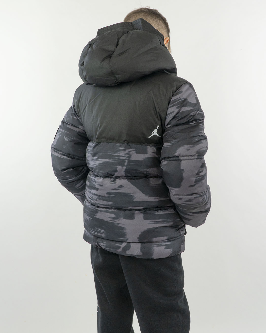 Giaccone con stampa camouflage JORDAN