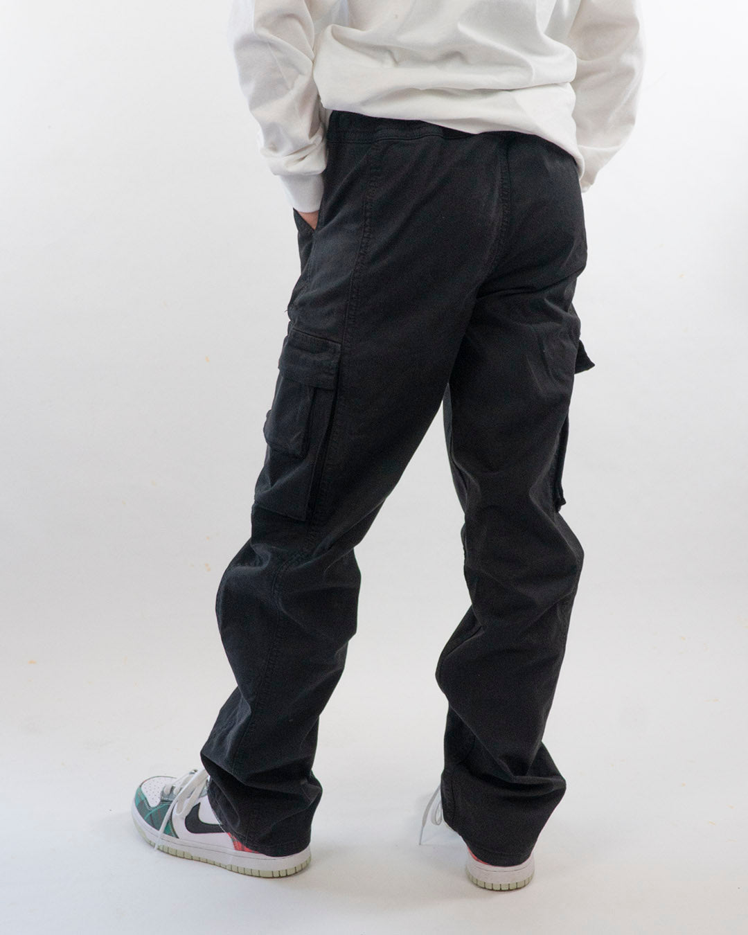 Pantaloni cargo con elastico in vita I DO