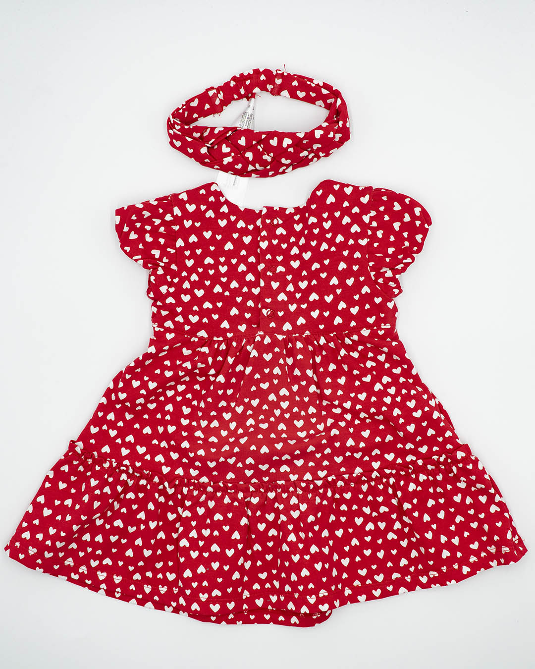 Abito con voillant+ fascia per capelli