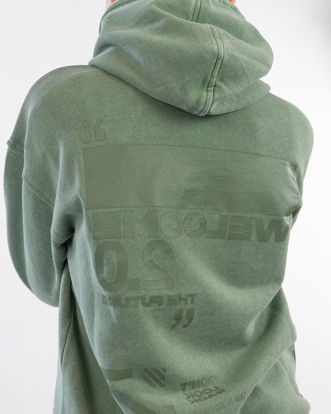 Felpa oversize con cappuccio a peso medio I DO