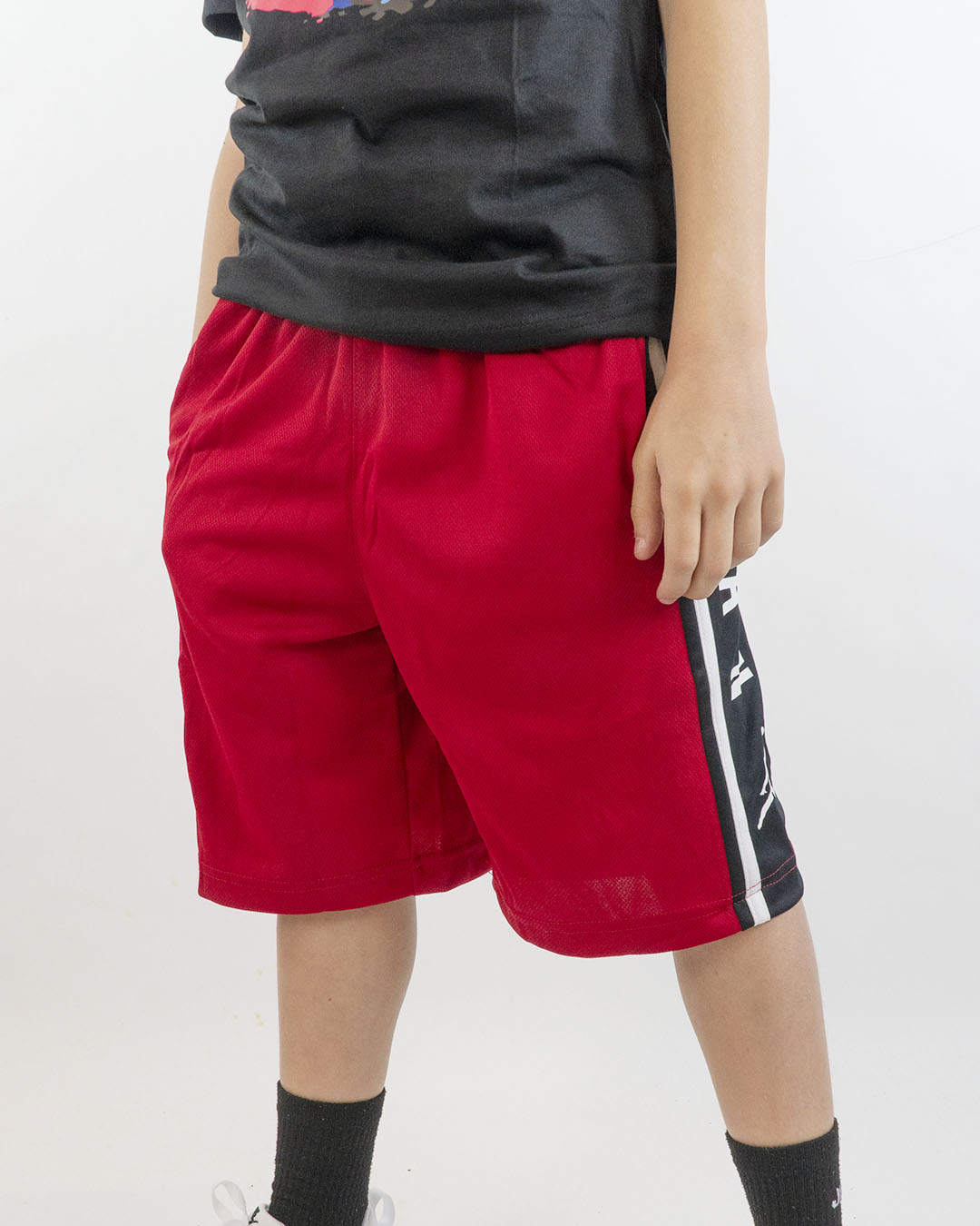 Pantaloncino con banda laterale scritta JORDAN