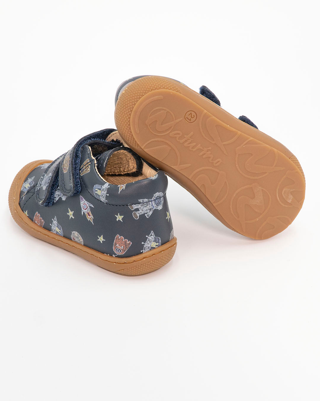 Scarpe cocoon doppio strappo Naturino