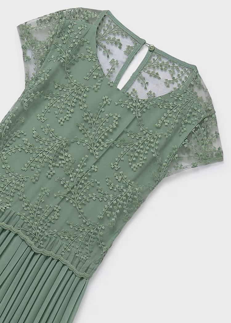 Tuta plissettata con pizzo art.6871-45 MAYORAL