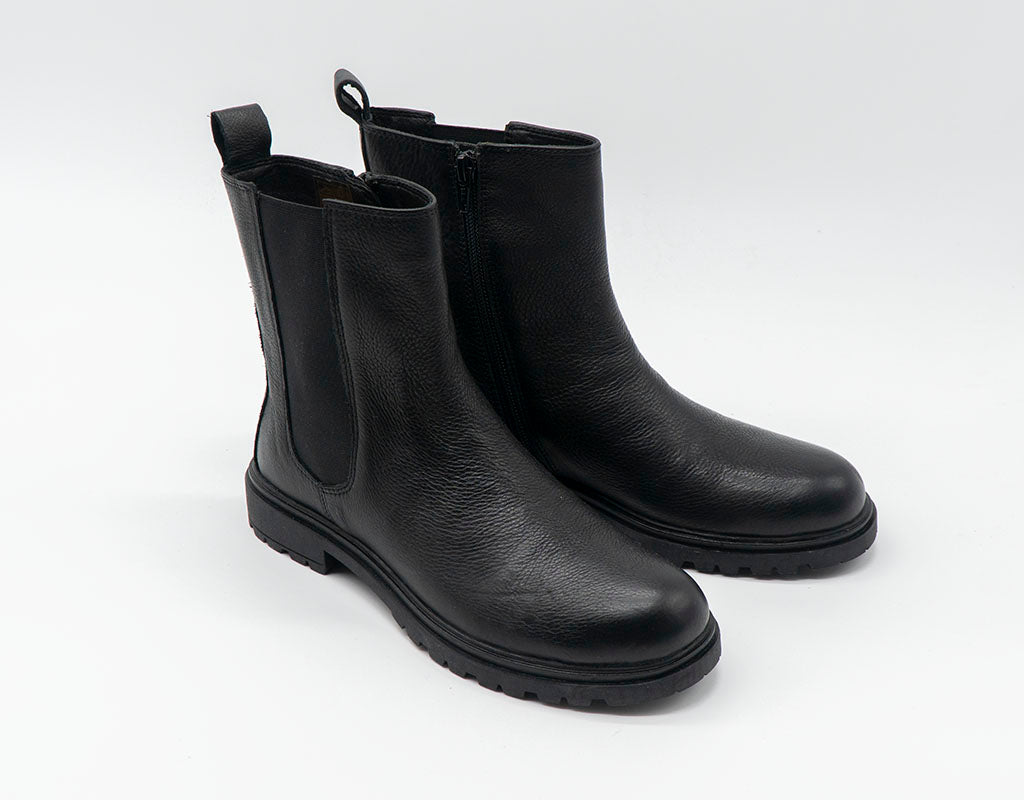 Stivale in pelle con zip laterale GRUNLAND