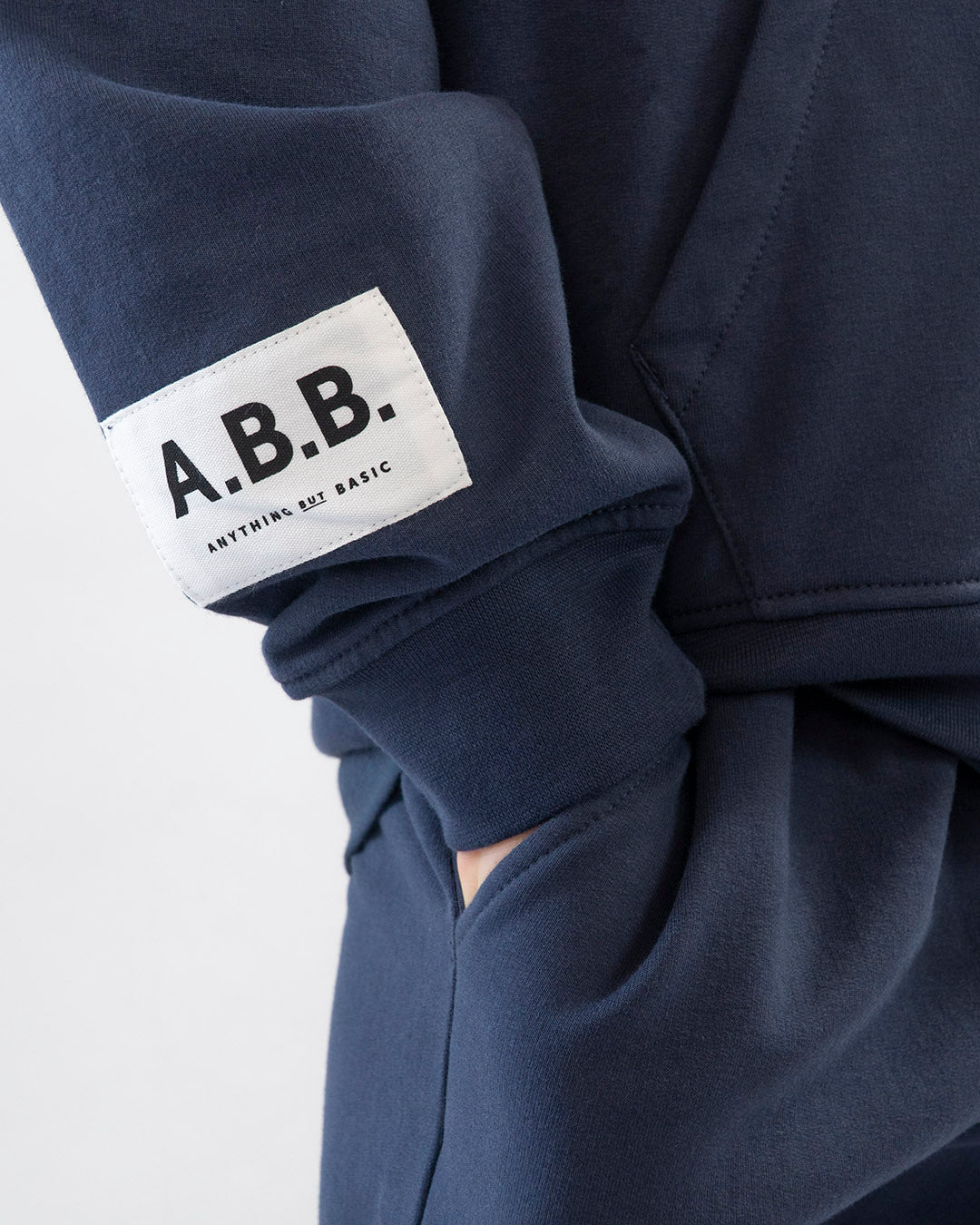 Felpa felpata con zip e cappuccio I DO