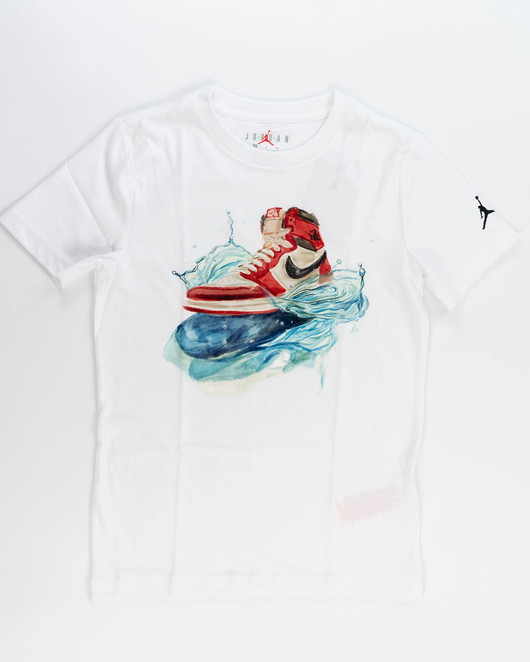 T-shirt con scarpa pennellata JORDAN