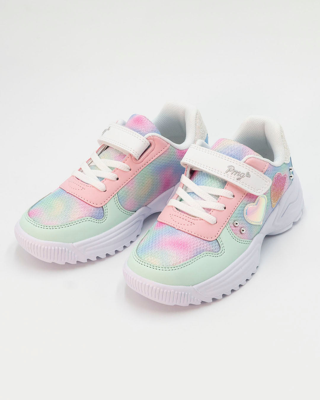 Scarpe arcobaleno con cuore e strappo PRIMIGI