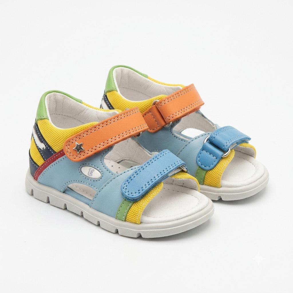 Sandalo in pelle multicolor FALCOTTO
