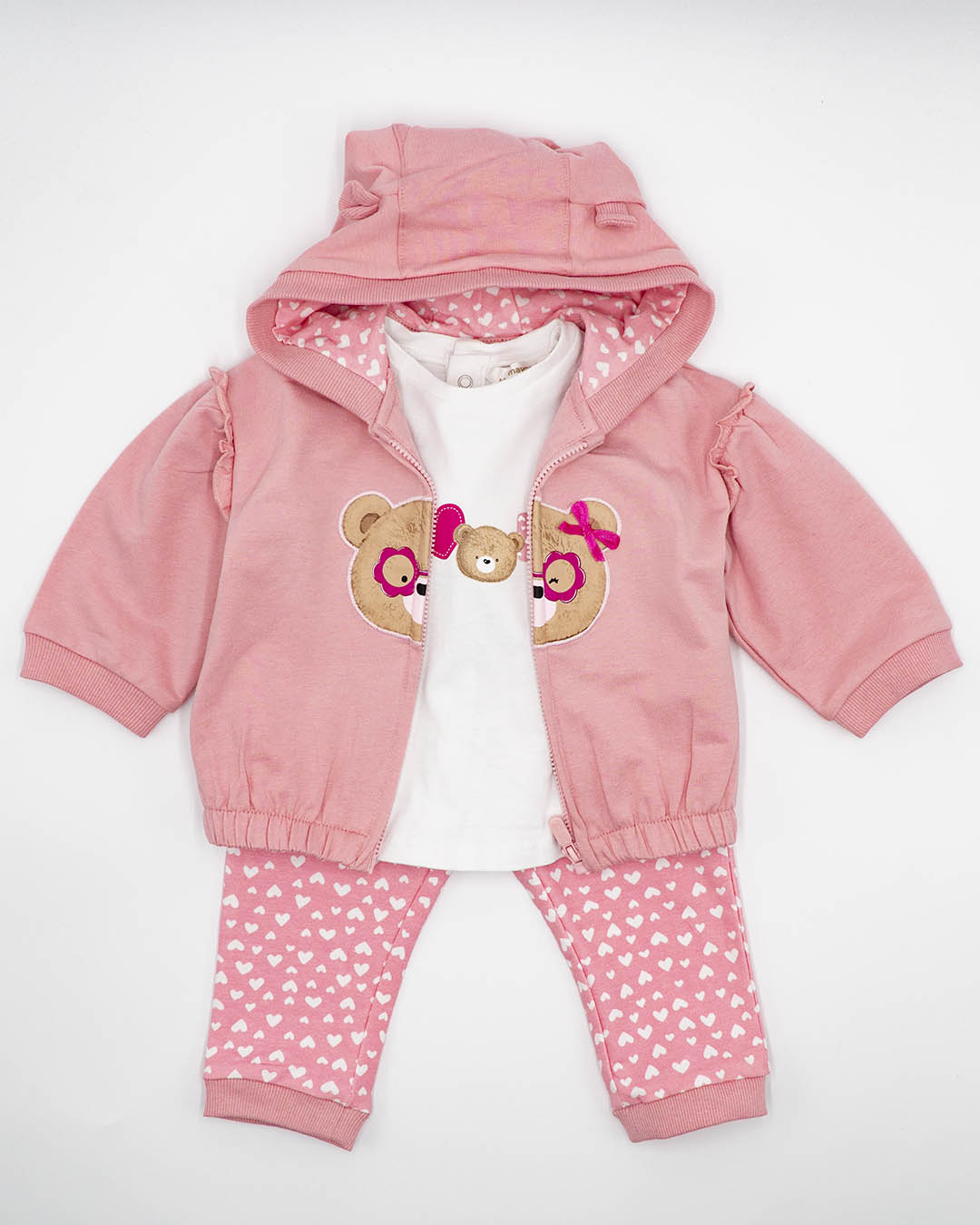 Tuta 3 pezzi (felpa+t-shirt+pantalone)