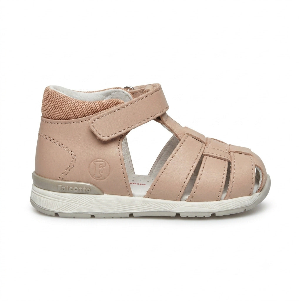Sandalo in pelle con tallone chiuso FALCOTTO