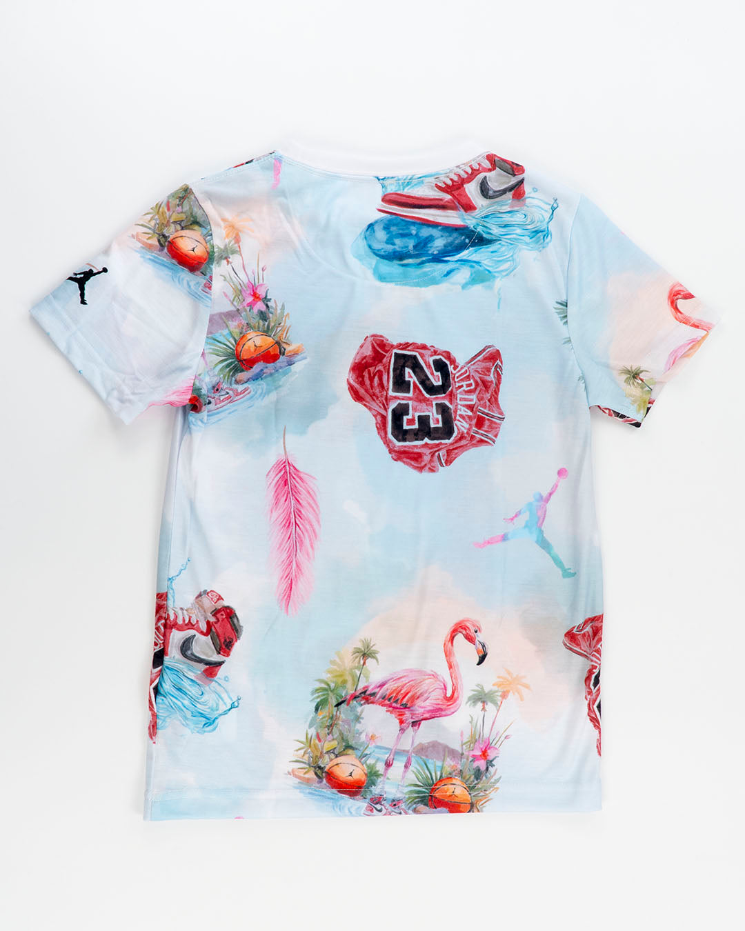 T-shirt con fantasia e sfumature JORDAN