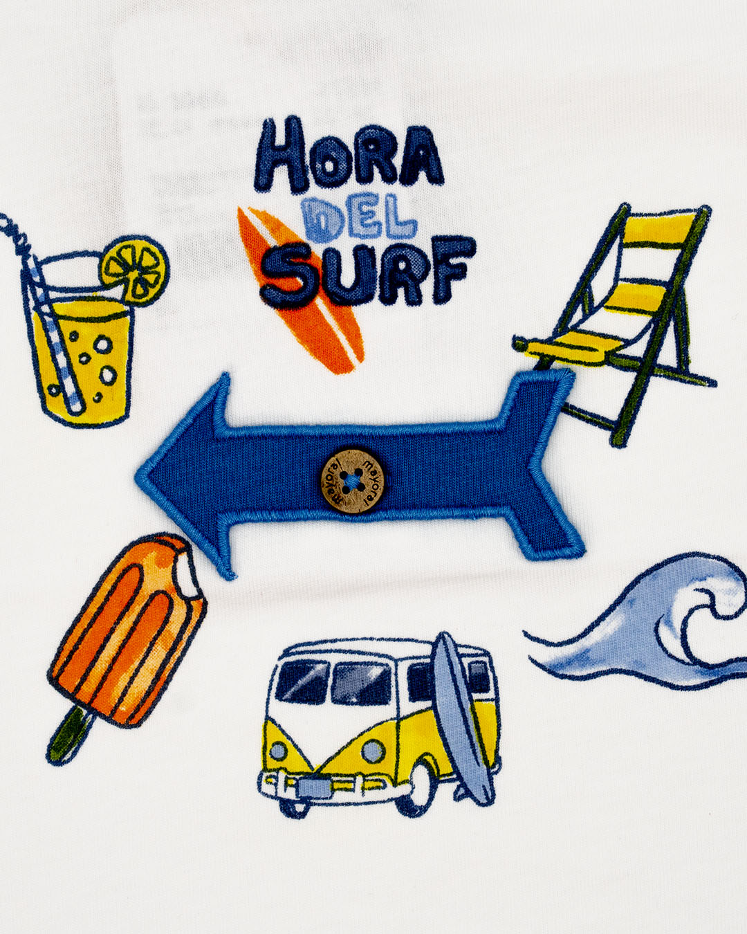 T-shirt manica corta con freccia applicata MAYORAL