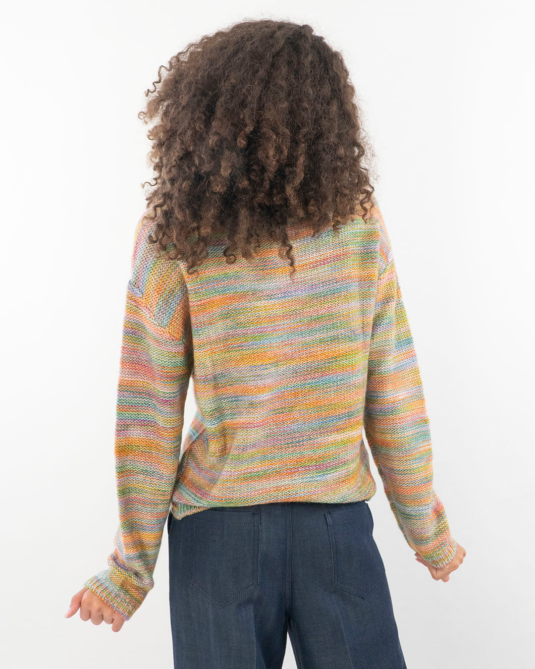 Maglioncino multicolor con trecce KOCCA