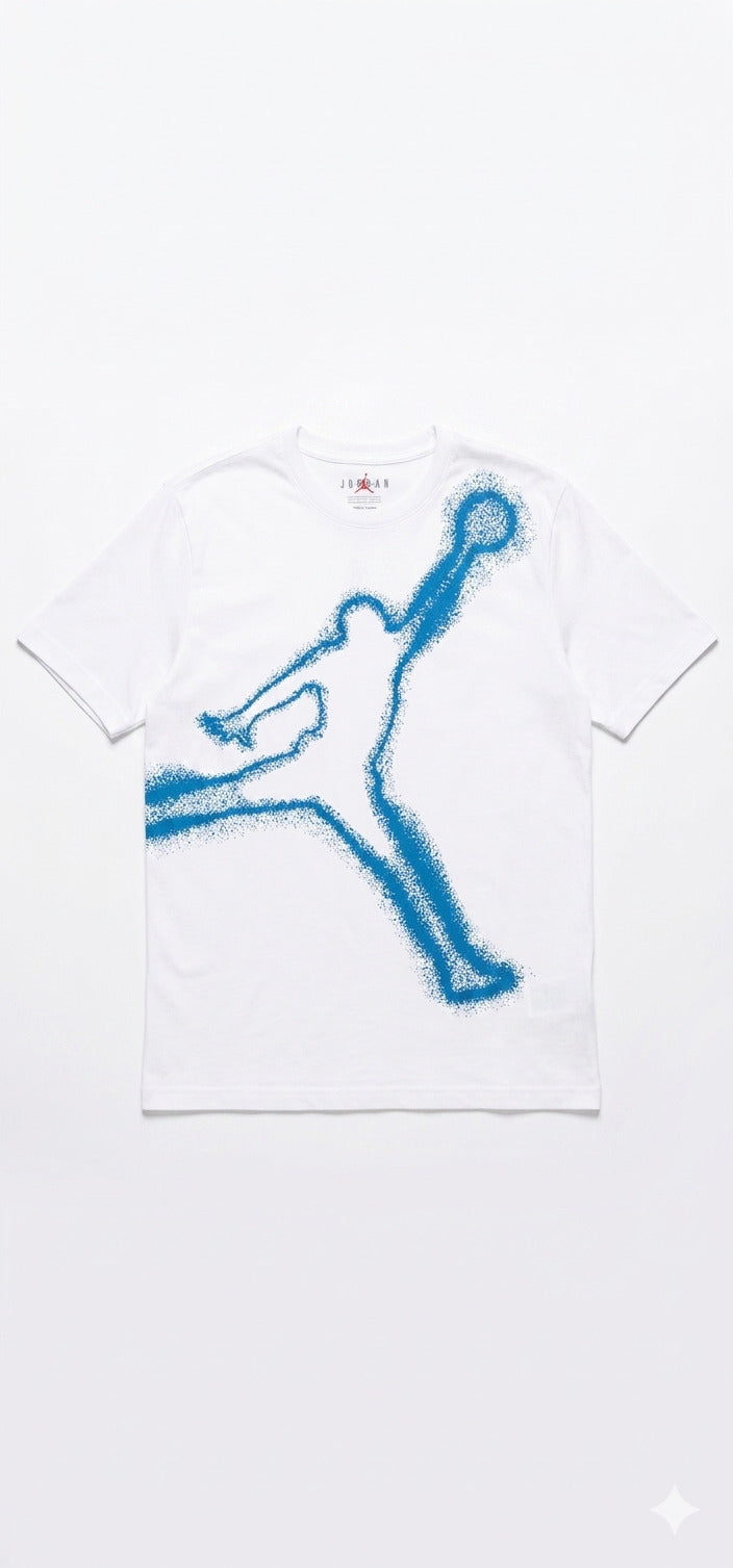 T-shirt con logo puntinato 95F599-001 JORDAN