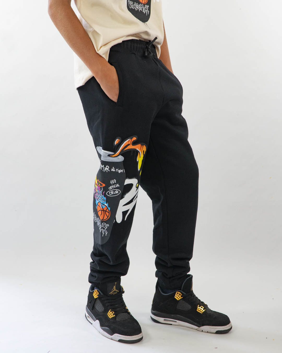 Pantalone lungo con stampe