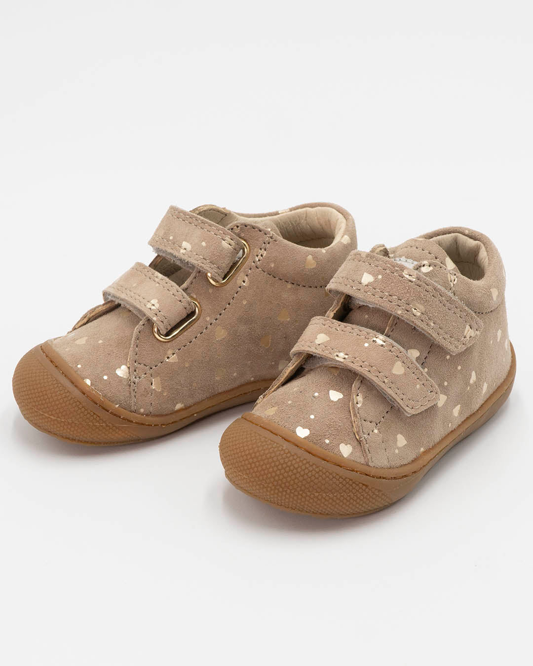 Scarpe primipassi con stampa a cuori