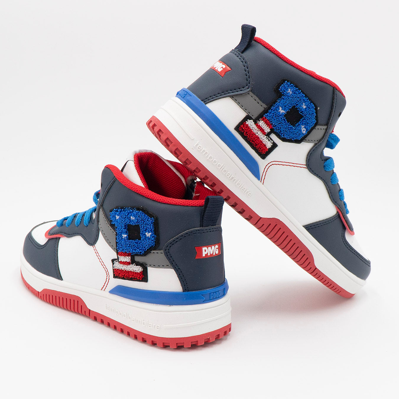Scarpe alte bicolor con zip laterale PRIMIGI