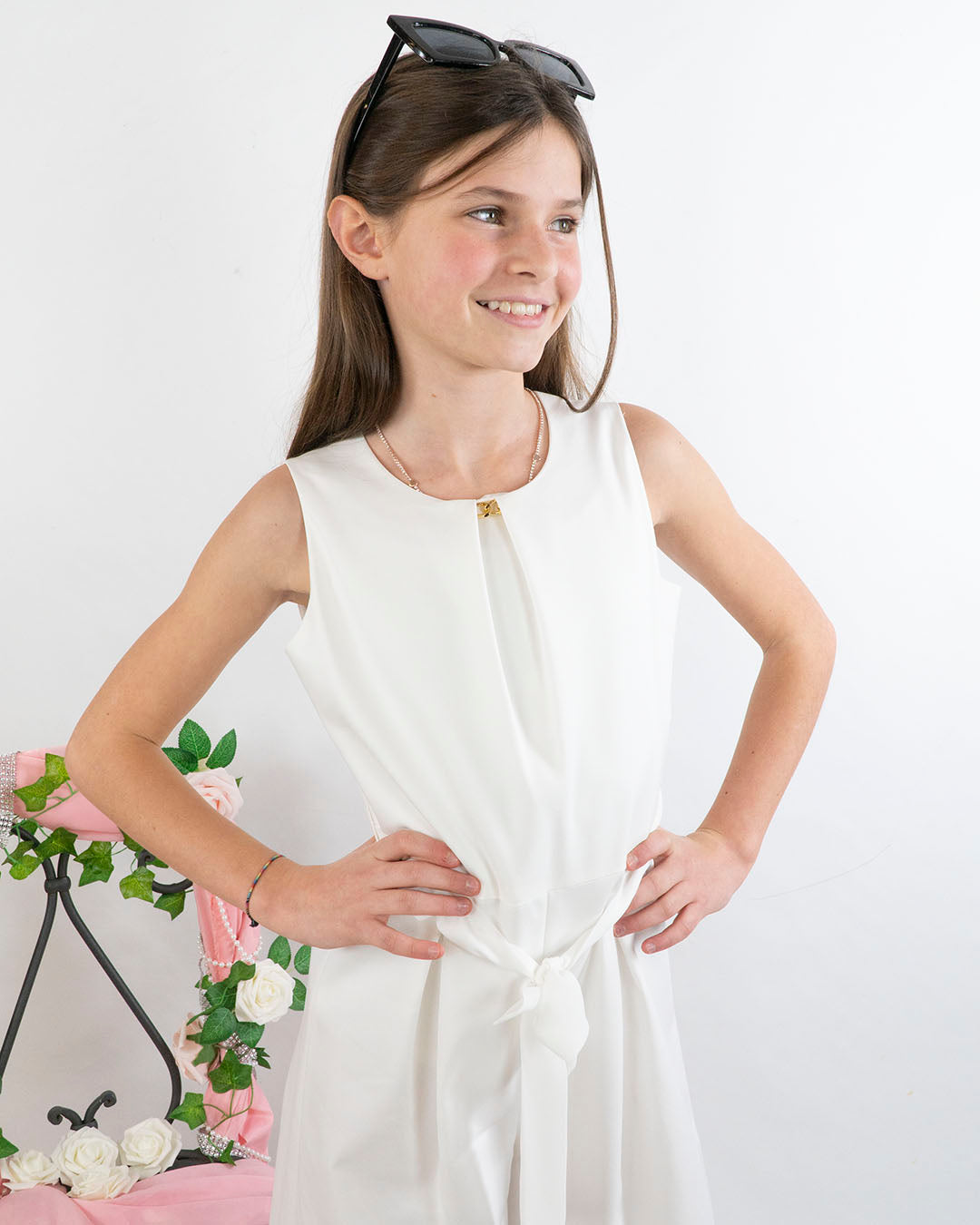 Tuta con fusciacca e catenina nello scollo ELSY