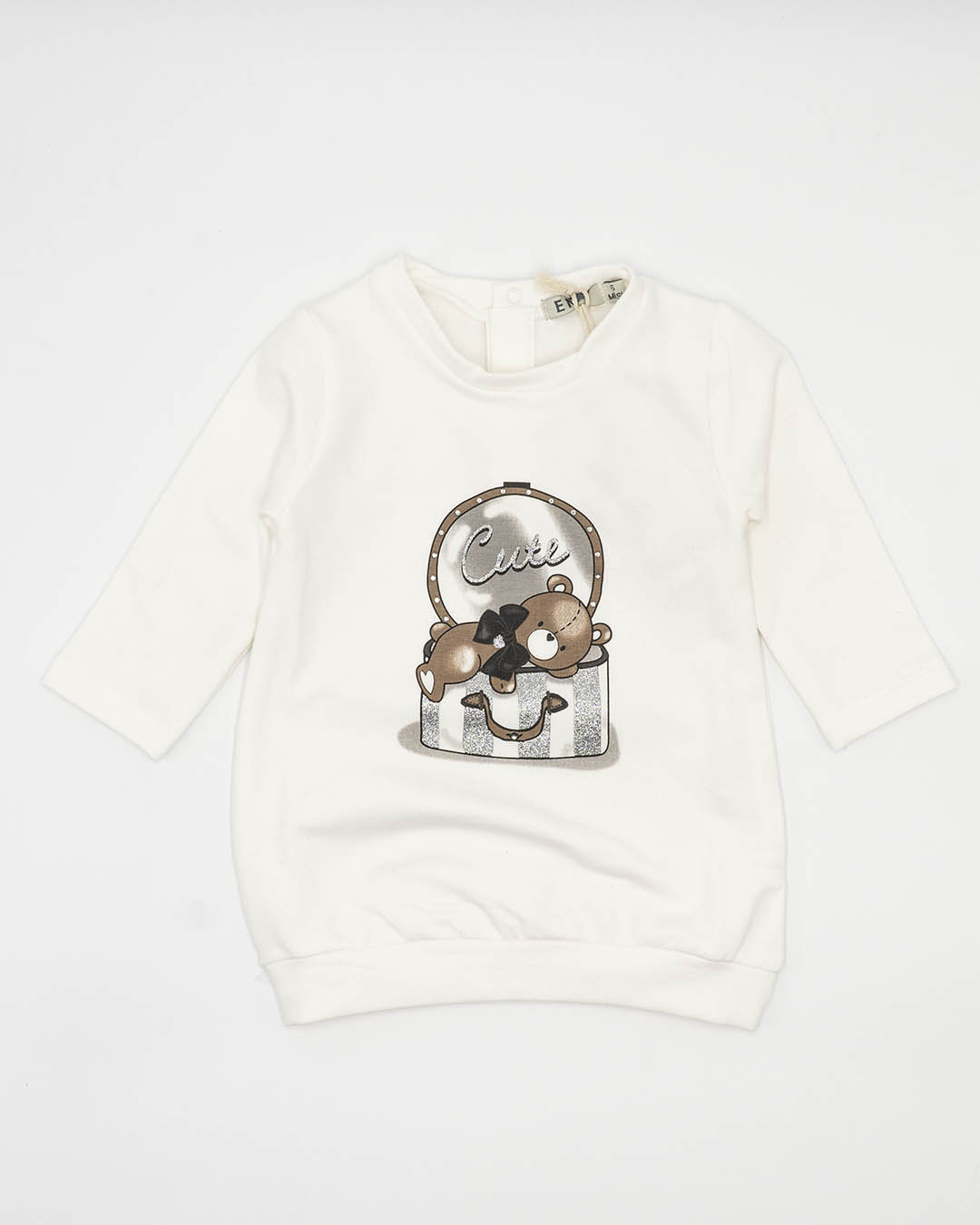 Miniabito in felpa con leggings ad orsetti EMC
