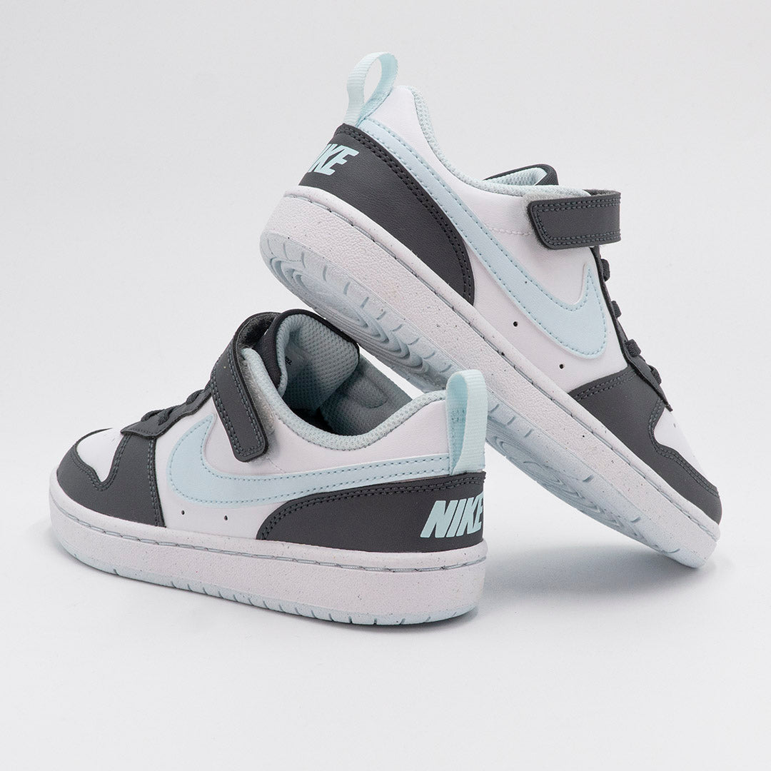 Scarpe con strappo e baffo azzurro NIKE