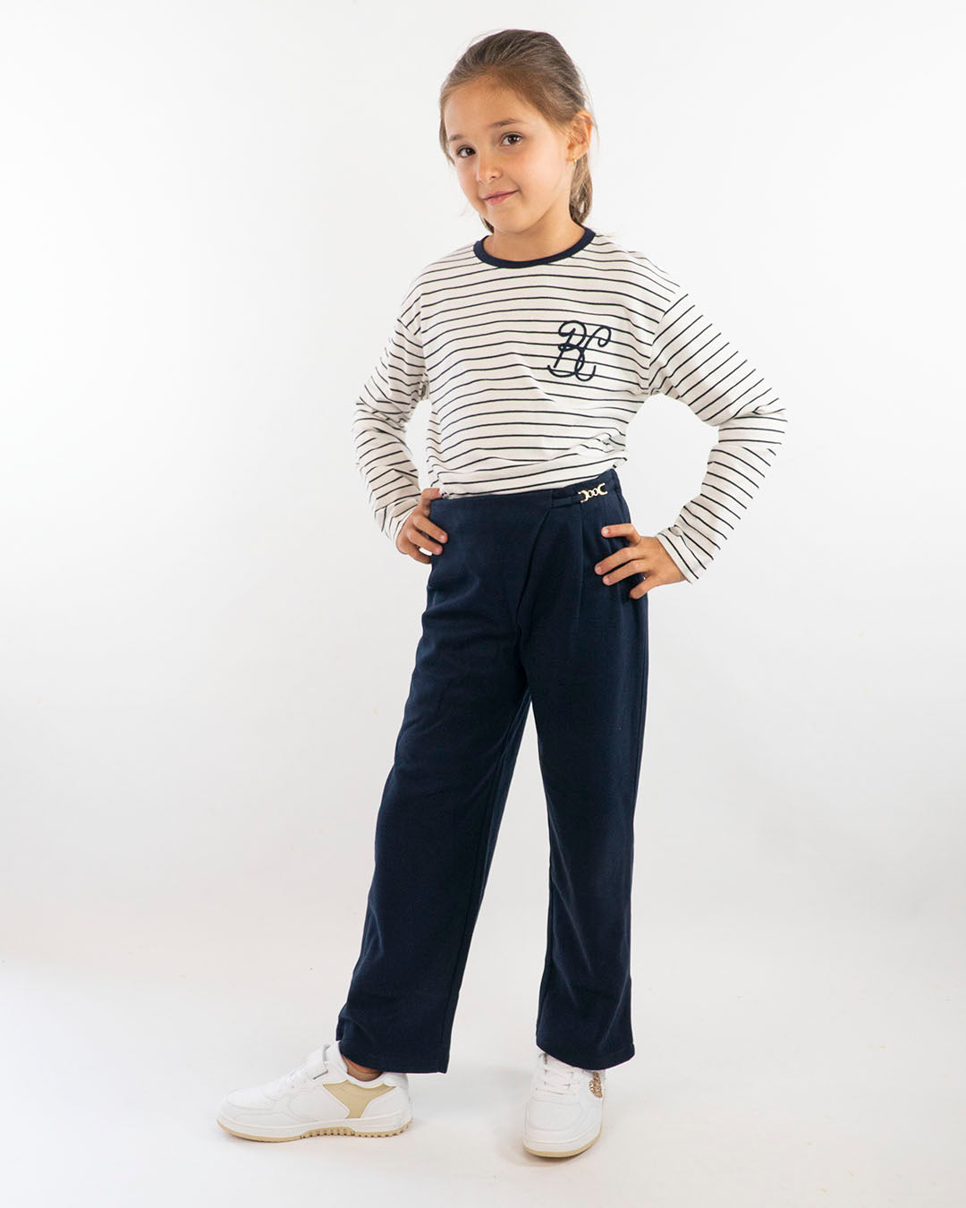 T-shirt manica lunga a righe MAYORAL