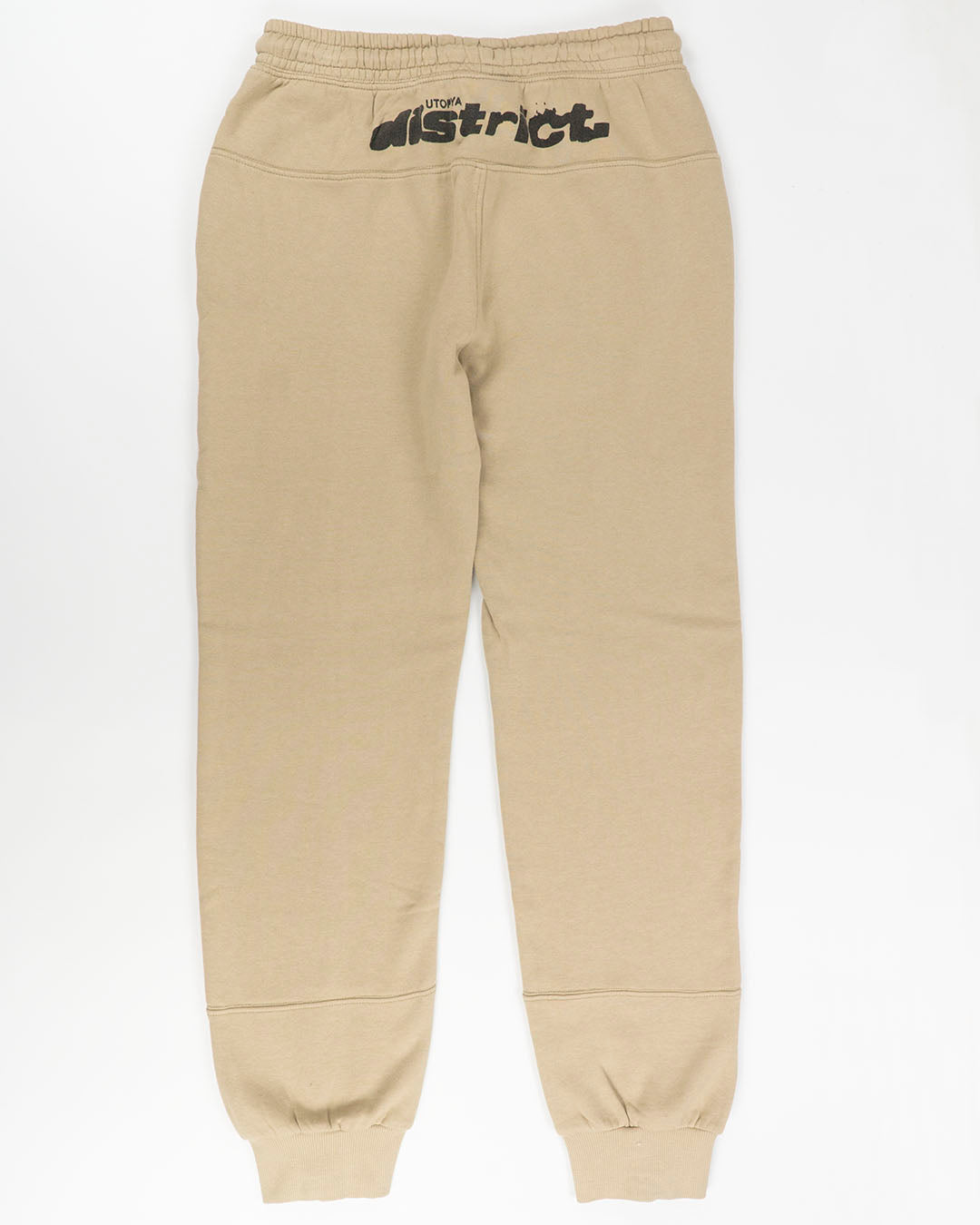 Pantaloni a peso medio con polsino e scritta I DO