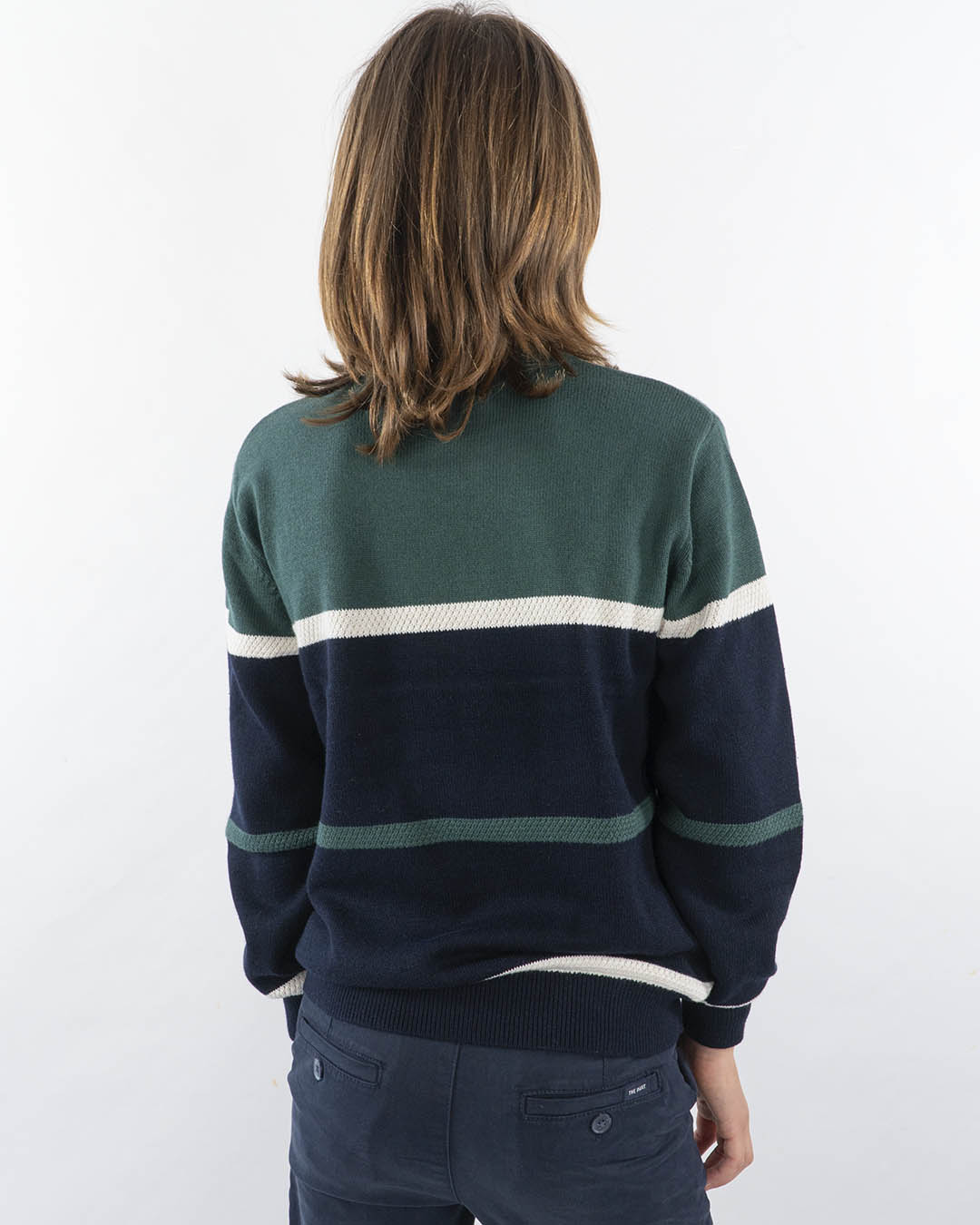 Pullover manica lunga girocollo a righe MAYORAL