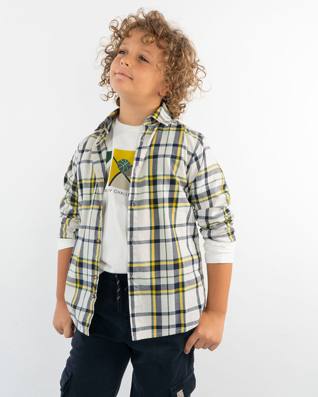 Camicia a quadri in cotone MAYORAL