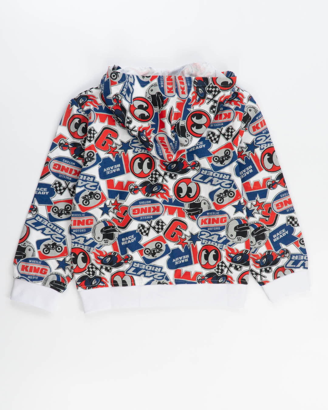 Tuta 2 pz. con zip a tema motori  I DO