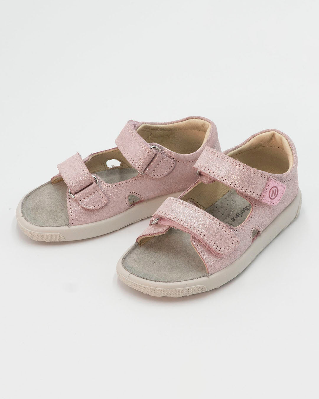 Sandali in pelle glitterata NATURINO
