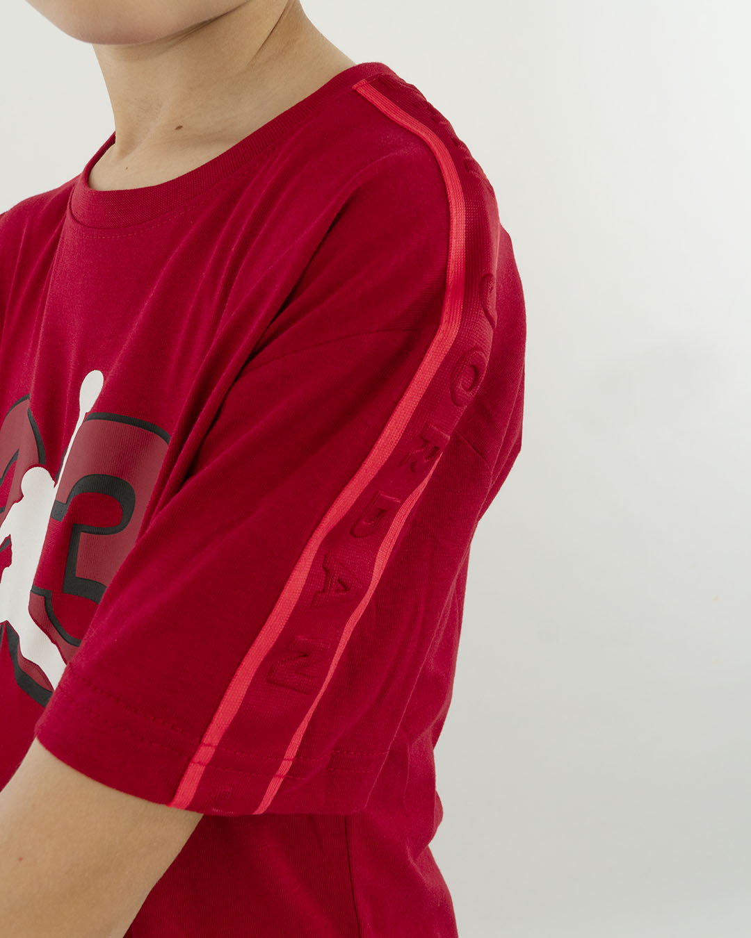 T-shirt con numero e banda sulla spalla JORDAN