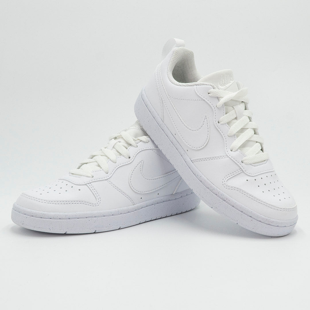 Scarpe tutte bianche con lacci NIKE