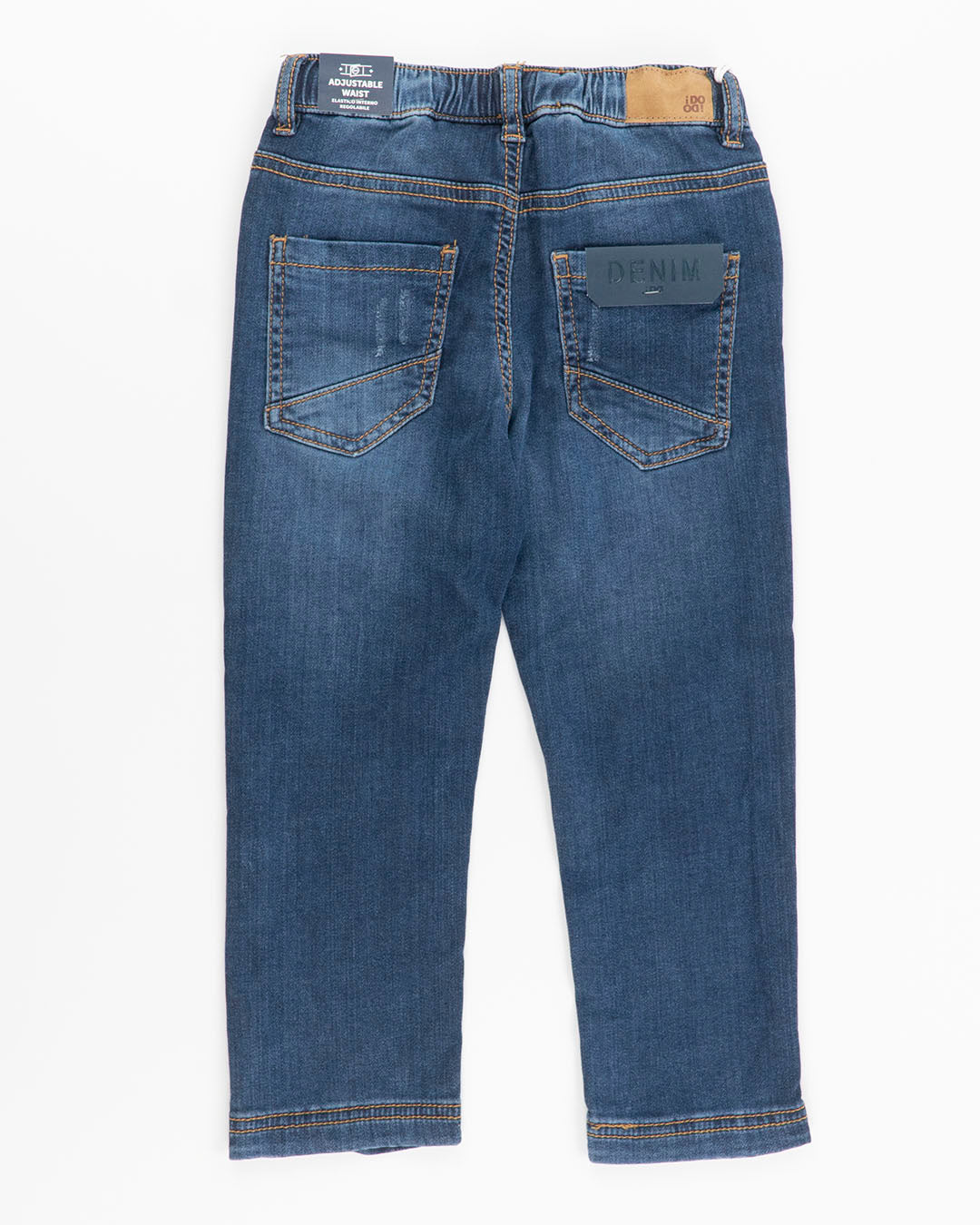 Jeans elasticizzato con laccio in vita I DO