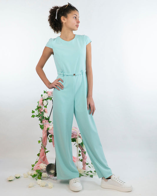 Tuta con gamba larga e cinturina KOCCA