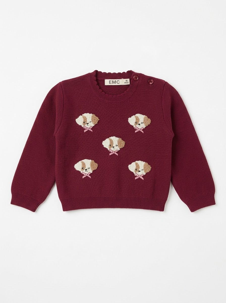 Maglione con cagnolini art.CE2358-4581 EMC