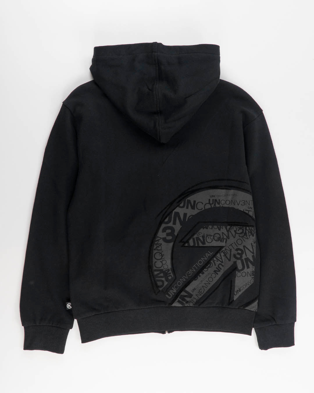 Felpa aperta a peso medio con stampa dietro MELBY