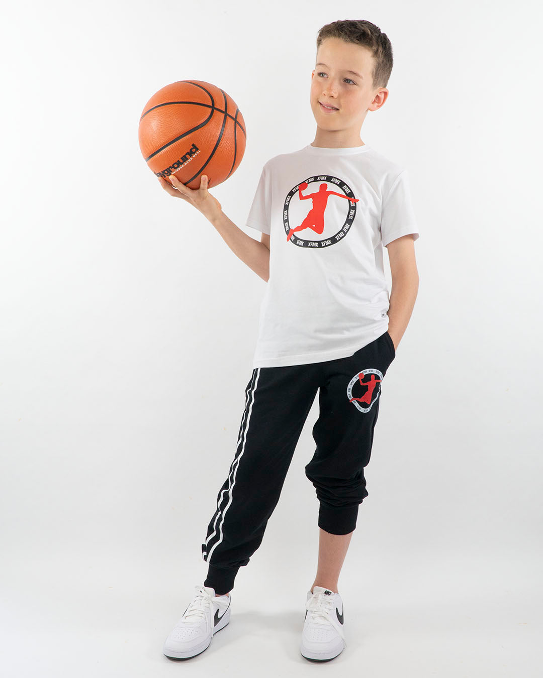T-shirt con logo tondo