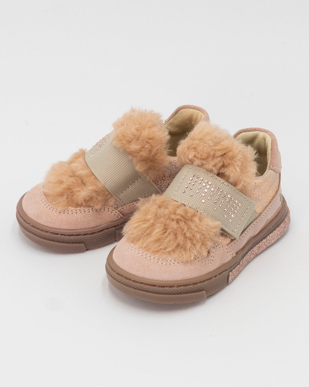 Scarpe in pelle con inserto in pelo PRIMIGI