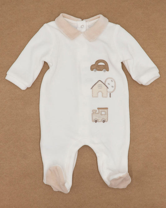 Tutina in ciniglia con auto e casetta MAYORAL