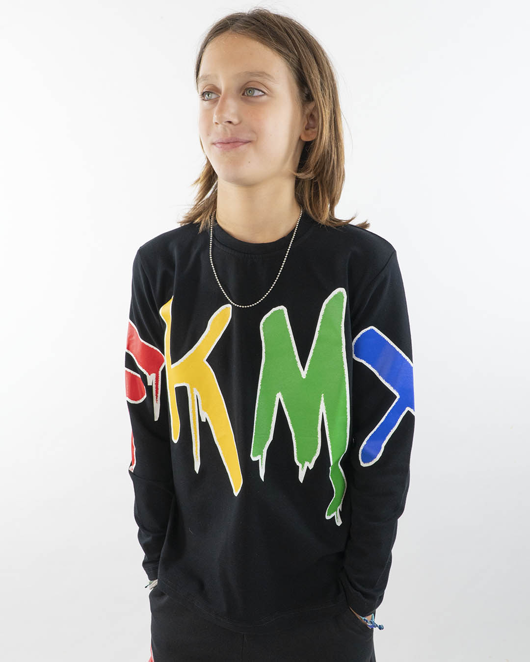 T-shirt manica lunga con stampa