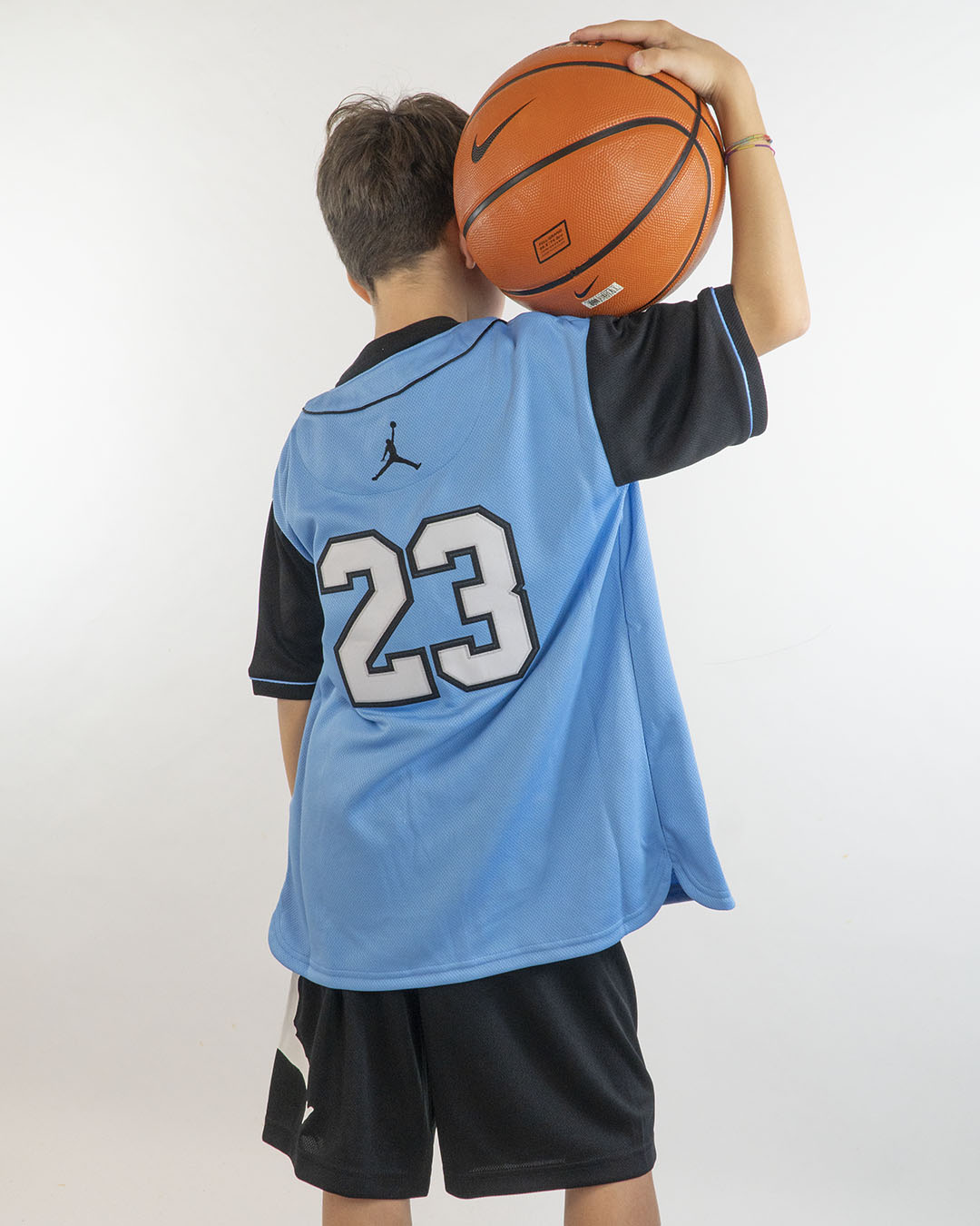 Camicia in tessuto tecnico con bottoni Jordan