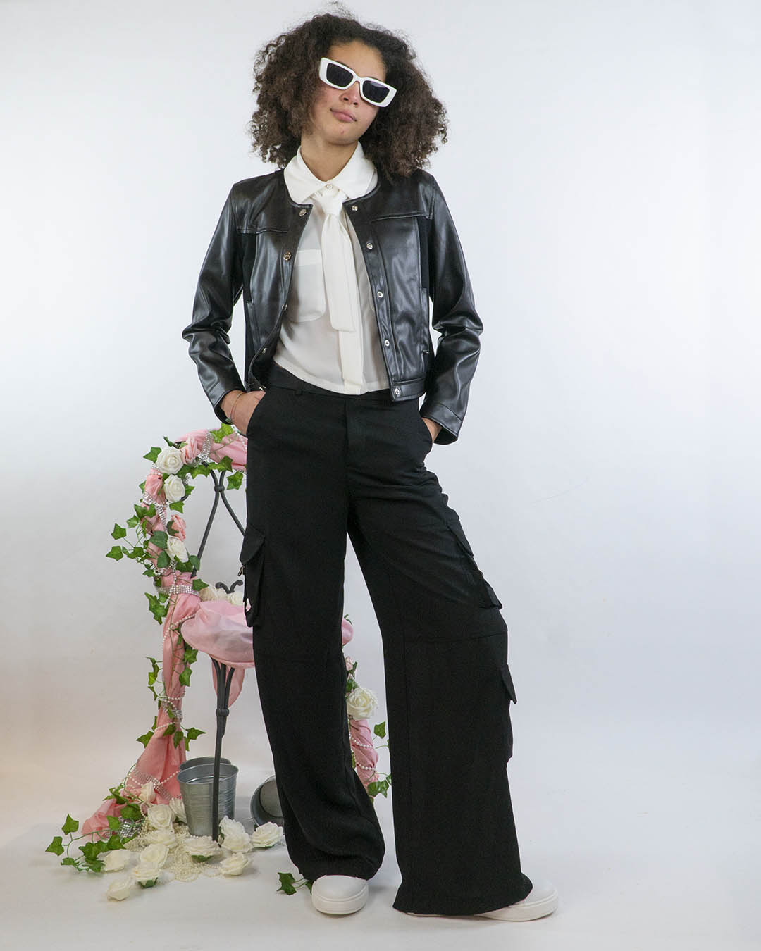 Pantaloni cargo in tessuto leggero KOCCA
