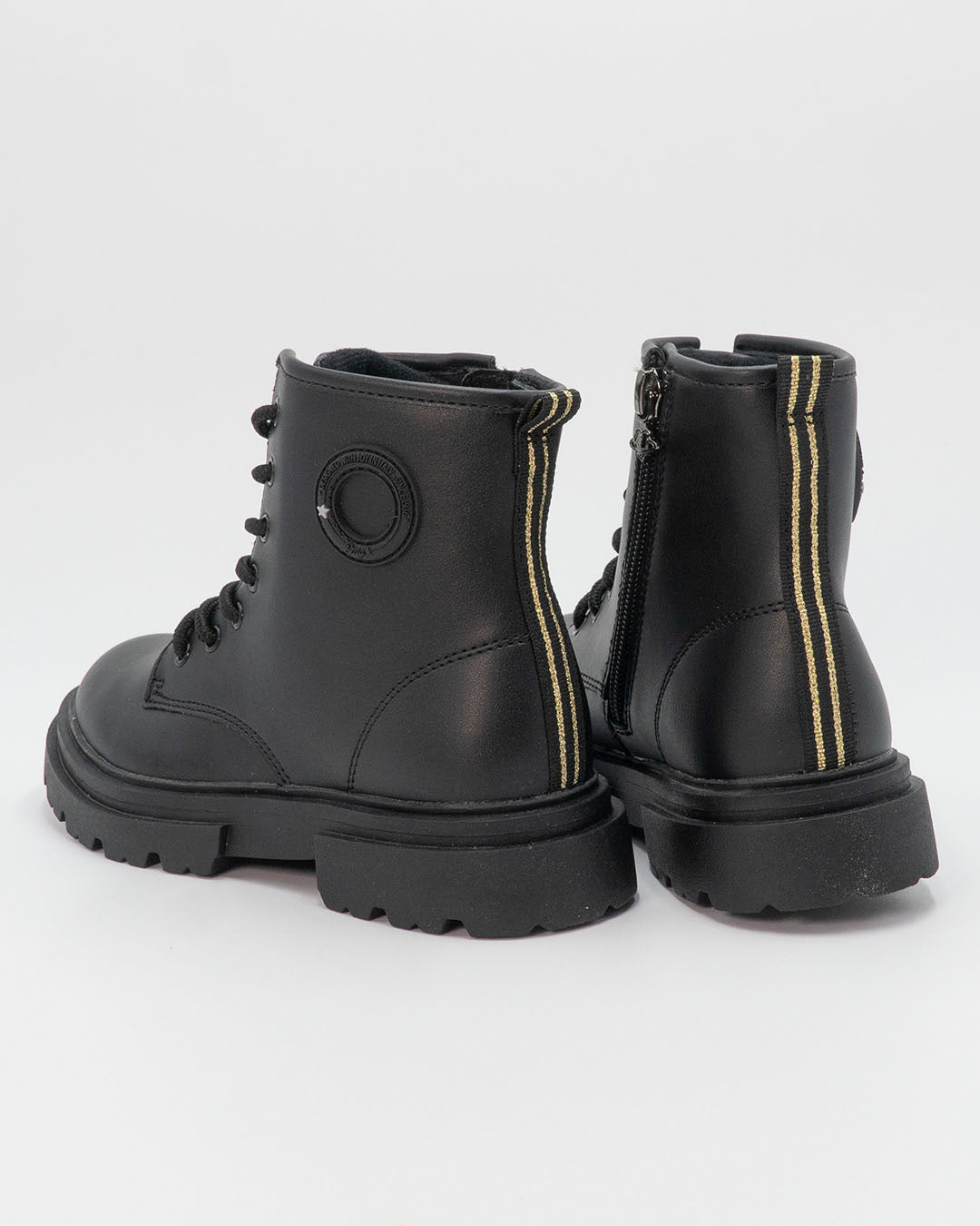 Anfibio in ecopelle con righina dorata PRIMIGI